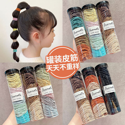 Simple hair tie for women, Korean version of cute Sanrio hair clip for girls, super fairy hair clip, headband, sweet side clip, bangs clip, black, 50 pieces in bag