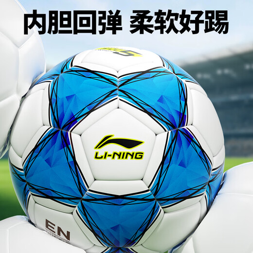 Li Ning Football No. 5 Adult Youth Primary School Students High School Entrance Exam Competition Training Special Children's Standard No. 5 Wear-Resistant Football