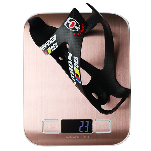 He Jiangong full carbon fiber bicycle water bottle rack mountain road bike bottle rack cycling bottle holder ultra-light accessories black matte with screws/wrenches