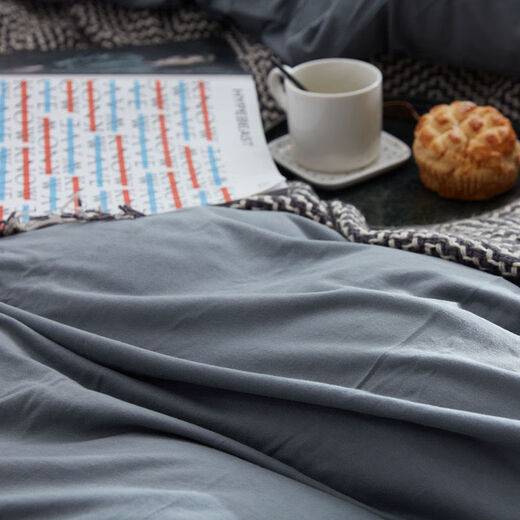 Yusenyi baby underwear fabric, super soft knitted cotton, pure cotton quilt cover, single piece Tianzhu cotton single product fitted sheet, custom-made medium coffee, medium strip, individual quilt cover 150*200cm