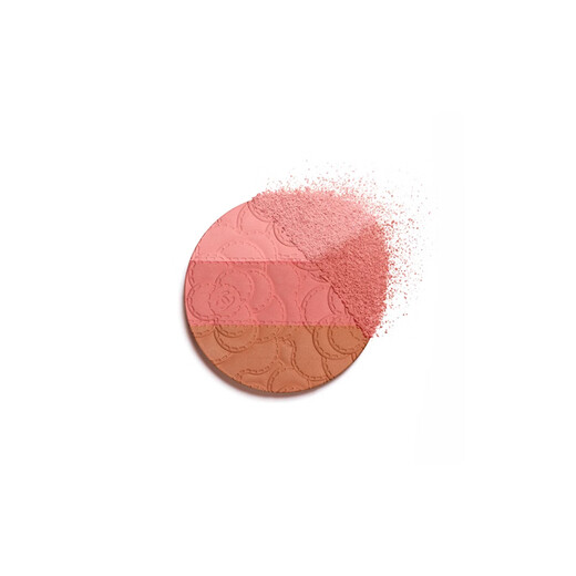 Chanel Camellia Pattern Blush Palette 8.5g Limited Edition Three-Color Matte Highlight Palette Birthday Gift for Girlfriend and Wife