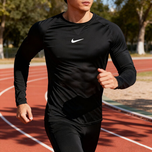 Nike (NIKE) sports suit for men 25 winter new breathable quick-drying tights tights running football cycling fitness two-piece set hot-selling sports two-piece set quick-drying tights + quick-drying tights L/175