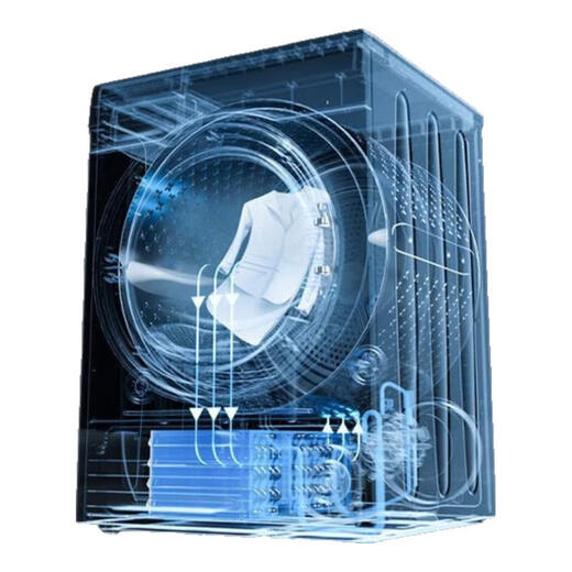 Happy RQVA star flagship model drum washing machine, first-class energy efficiency inverter, fully automatic ultra-thin energy-saving, water-saving household large-capacity high-end all-in-one washing and drying machine, 10KG titanium gray, door-to-door installation + multi-dimensional centrifugal washing + barrel self-cleaning