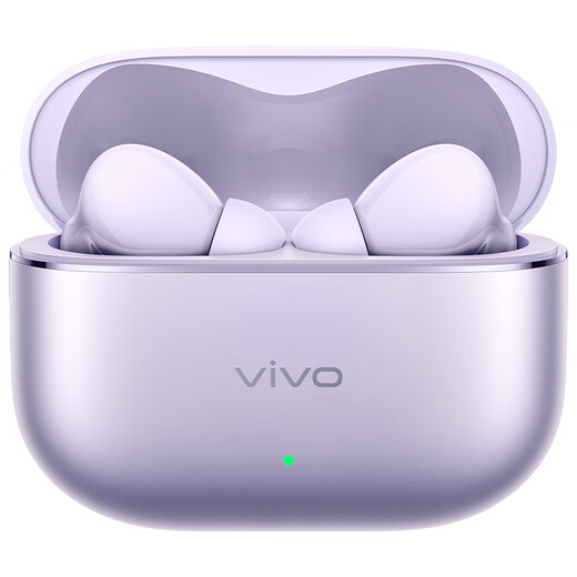 Vivo TWS 5, slightly smoked purple, 60dB deep sea smart noise reduction, cross-ecological seamless three-connection, four-mic adaptive active noise reduction, Bluetooth headset