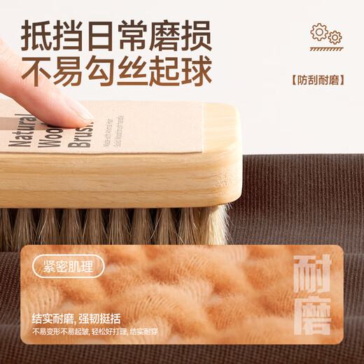 MINISO Men's Velvet Pants Autumn and Winter Daily Commuting Thickened Coldproof Warm Casual Scimitar Pants Ka M