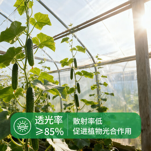 Yueshun plastic cloth thickened anti-aging drip-free film 2 meters wide 10 silk * 5 meters film greenhouse film waterproof cloth insulation film