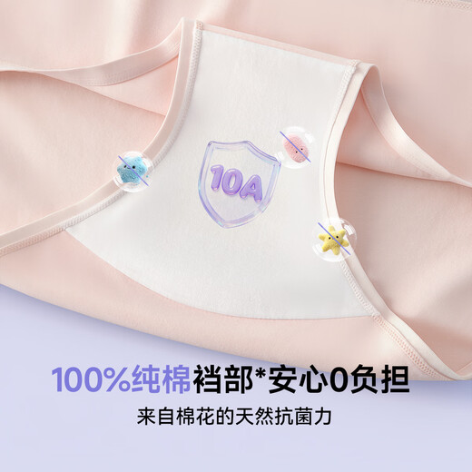 Catman 10A antibacterial underwear for adolescent girls, high school students, pure cotton, 100% cotton bottom crotch, junior high school shorts for older girls