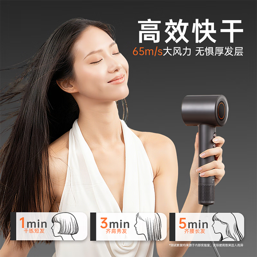 BOWEI B11 high-speed hair dryer for men and women, not harmful to hair, household high-power quick-drying negative ion hair dryer, Valentine's Day birthday gift, same style as Hampton by Hilton B11 space gray same style as Hampton by Hilton B11