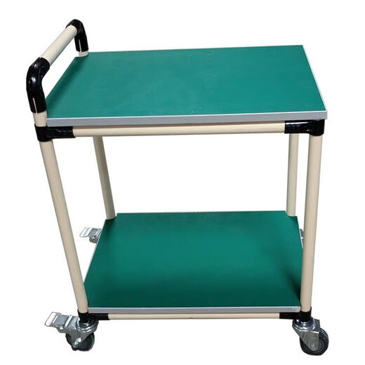 Runhuanian anti-static turnover vehicle material rack workshop mobile wire bar tool cart multi-layer lean tube workbench small trolley 1000*600*1000*3 layers long