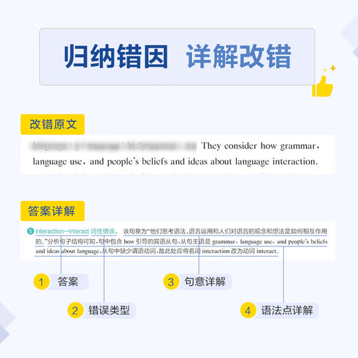 正版 星火专八改错 备考2026星火英语八级改错1200题专项训练全套 可搭专8真题阅读词汇听力改错