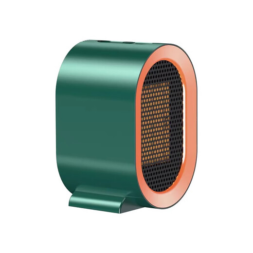 2024 New Heater Home Office Desktop Small Silent Bedroom Instant Heat Winter Energy-Saving Heater Cream White Basic Version 600W Second-speed Temperature Adjustment A