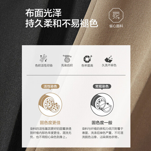 Jiumuwang men's trousers, anti-static, not easy to fade, worry-free trousers, 25 autumn and winter four-way elastic straight suit trousers for men