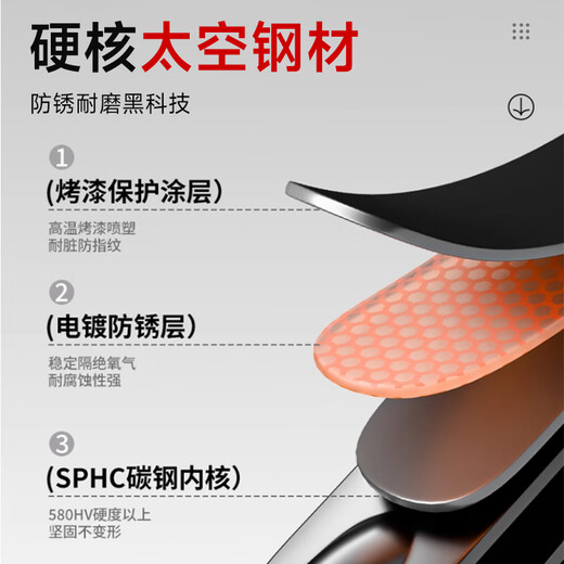 Sims nail clipper anti-splash nail clipper stainless steel nail clipper large flat nail clipper home single nail art tool