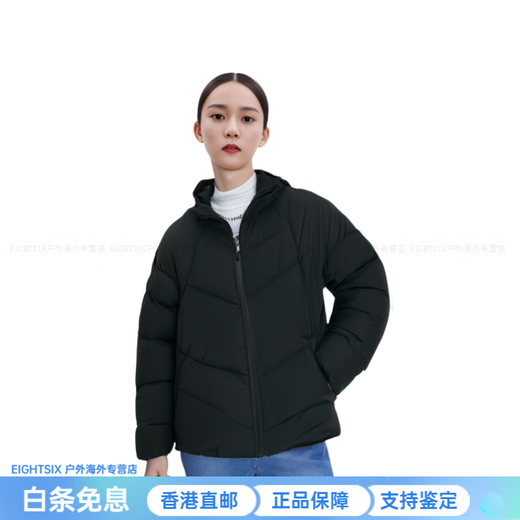 Crocodile (LACOSTE) Hooded Warm Goose Down Jacket Women's 001/White One Size 38