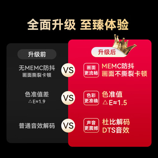 Smart screen 8k TV ultra-thin high-definition smart network wifi voice projection screen living room can be wall-mounted large screen eye protection 85-inch 8K high-definition TV Ai voice version 16+512G (free membership + installation)