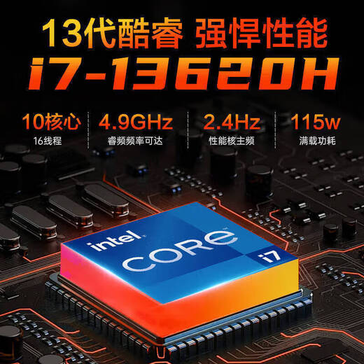 HP Light and Shadow Elf 11 13th Generation Core Standard Pressure Processor RTX50 Series Graphics Card 3D Rendering High Performance Design Office E-Sports Game Laptop i7-13620H丨RTX5050 Independent Display丨144Hz Refresh Rate | Black Upgraded Version 32G Memory 1TB High-Speed ​​Solid State Drive