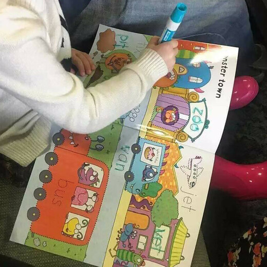 托马斯&朋友	（THOMAS&FRIENDS）幼儿园控笔训练入门练字帖儿童英文字母数字描红本练习4岁3宝宝 随机配-男孩主题_10册