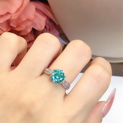 Paraiba Octagonal Millennium Rose Cut Necklace Pendant Inlaid with High Carbon Diamond Tanzanite Blue Earrings Rose Flower Ring Tanzanite Blue Earrings Price for a Pair