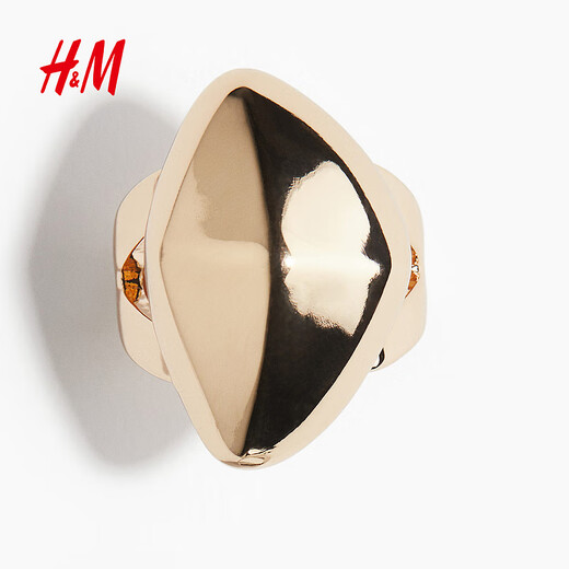 H&M 2025 new autumn women's 2-piece asymmetric ring 1281491 gold/silver M/L