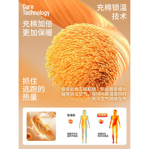 JEEP SPIRIT cotton jacket men's winter hooded velvet windproof jacket men's warm cotton jacket dark gray L