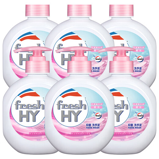 Velox Qingkexin antibacterial hand sanitizer Sakura 525mlx6 large bottle rich foam moisturizing with refill