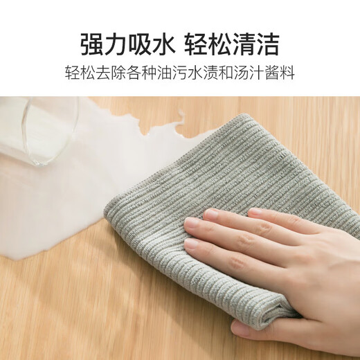 Powerful decontamination and degreasing rags absorb water and are not easy to shed lint. Cleaning cloth for kitchen glass cleaning. Easy-to-clean dishcloth. 6 random (30*40) powerful decontamination cloths.