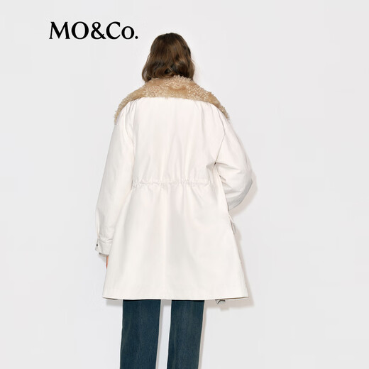 MO&Co. Down Jacket 90 Duck Down Windproof and Breathable Light and Warm Roaming Series Moanke Beige XS /155