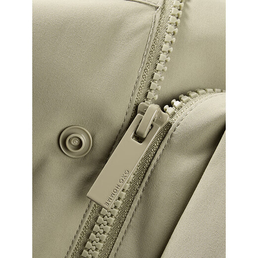 GXG Jingdong Outlet Men's Multicolor Commuting Fashion Mid-Length Hooded Jacket Windbreaker Jacket Khaki 2XL