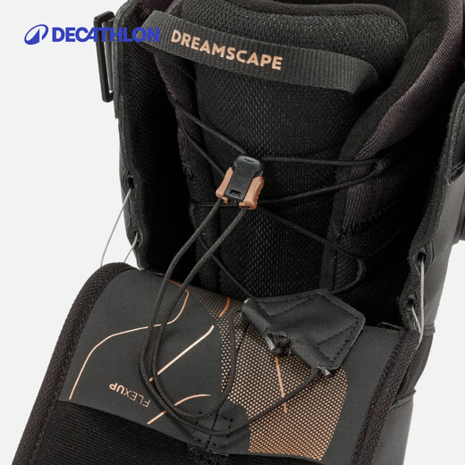 Decathlon Men's Snowboard Snow Shoes Adjustable Rotary Button Snow Shoes-5274844