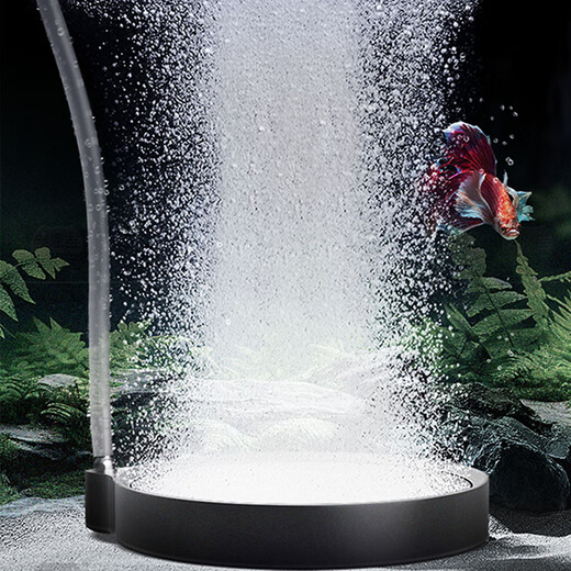 Aseblarm nano plaque d'air aquarium plaque d'oxygène oxygénation atomisation raffineur pierre à air affine les bulles pour augmenter l'oxygène dissous nano explosion d'oxygène dense 5 cm - accessoires gratuits - sans pompe à air