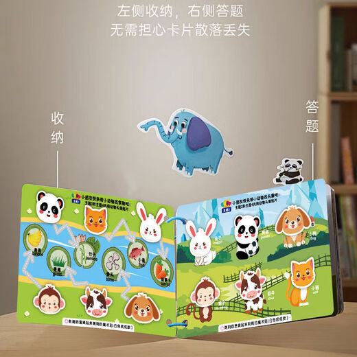 Di Zitu Libro matado a mano se puede morder y desgarrar libros durante más de 6 meses. Libro tranquilo Velcro Baby Cognitivo Cognitivo Educación temprana de la iluminación Lágrima. Conjunto completo | 42 temas en total. Libros de lágrimas de educación temprana