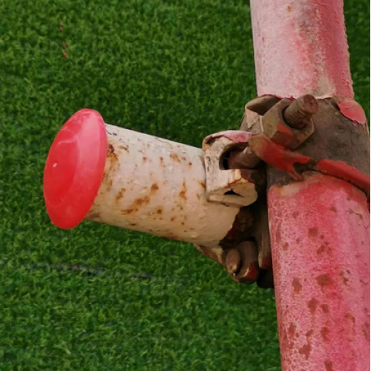 Rebar Mushroom Cap Steel Plug Rebar Wire Head Protective Sleeve Threaded Rebar Protective Cap Mushroom Cap Steel Protection 100 mushroom caps are selected for 8-16 steel bars_Red and yellow colors are random