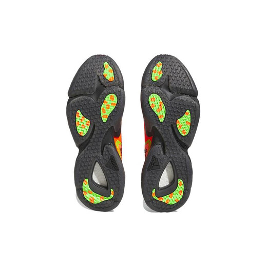 Adidas Mahomes1ImpactFlx shock-absorbing, non-slip, wear-resistant low-top training shoes for men, orange and black 46