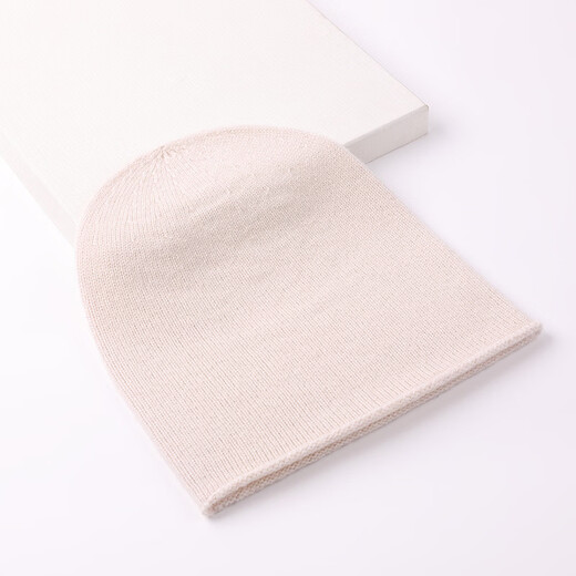 Hengyuanxiang sheep wool hat women's hat autumn and winter knitted brimless thickened warm versatile men's Baotou woolen hat big red one size