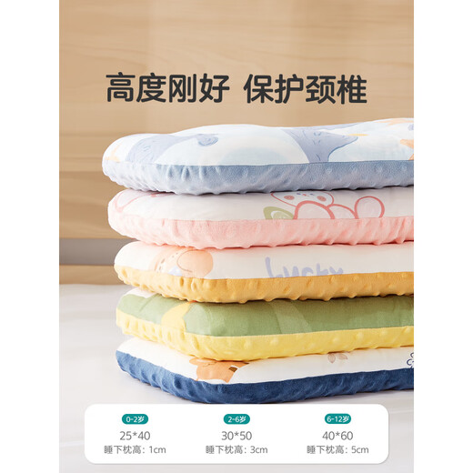 Shijanu New Product Children's Soothing Doudou Pillow Baby Shaping Pillow 1-2-3-6 Years Old and Over Infants 0-2 Years Old Splash Blue Whale (+1 Change of Pillowcase)