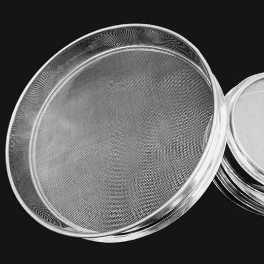 Hualeji sieve household flour sieve ultra-fine 304 stainless steel mesh handheld noodles standard sample kitchen soy milk filter diameter 50 cm_message mesh