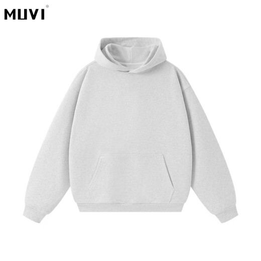 Muwei American heavyweight stiff sweatshirt for men in autumn and winter new solid color hoodie jacket warm fleece top black high quality 90% buyers choose XL recommended 125-140Jin Jin equals 0.5 kg