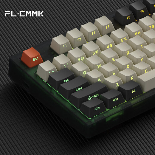 腹灵MK870Pro&MK-Pad 108键黑莓侧刻机械键盘三模黑曜石蓝牙有线无线蓝牙客制化电脑游戏办公 三模黑曜石（含MK-Pad）-大碳侧刻 Box白轴V2