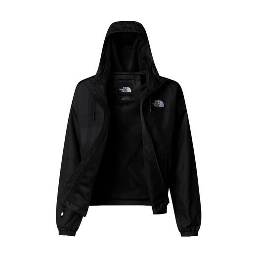 The North Face Women's Jacket Windproof Lightweight Warm Outdoor Windbreaker Hooded Long Sleeve Windproof Jacket Black One Size | L
