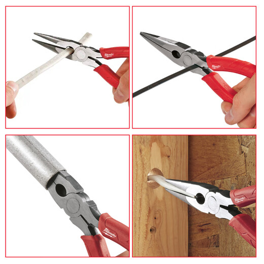 Miwaki 8 Needle Nose Pliers-Comfortable Handle Electrician's Pliers Needle Nose Pliers Needle Nose Pliers 48-22-6101 8 Needle Nose Pliers 48-22-6101