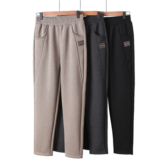 Fengxiao middle-aged and elderly autumn and winter trousers for mothers, spring and autumn large size warm trousers for the elderly and ladies, autumn clothing, velvet and thickened women's trousers