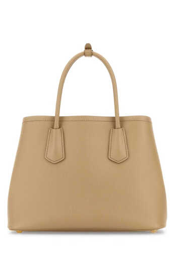 PRADA Saffiano Handbag Beige One Size
