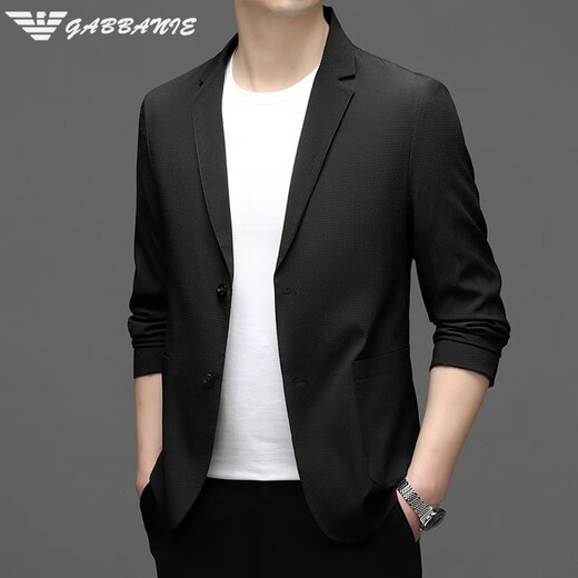 AX Armani casual suit for men spring and autumn thin brand Korean version business men's suit jacket for men blue M 170