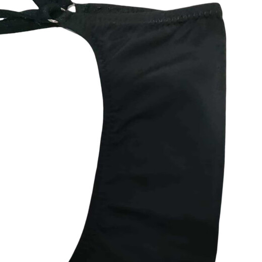 Men's T-string underwear stretch ice silk large pouch double-strap thong underwear with ring sexy underwear men's T-pants breathable purple S