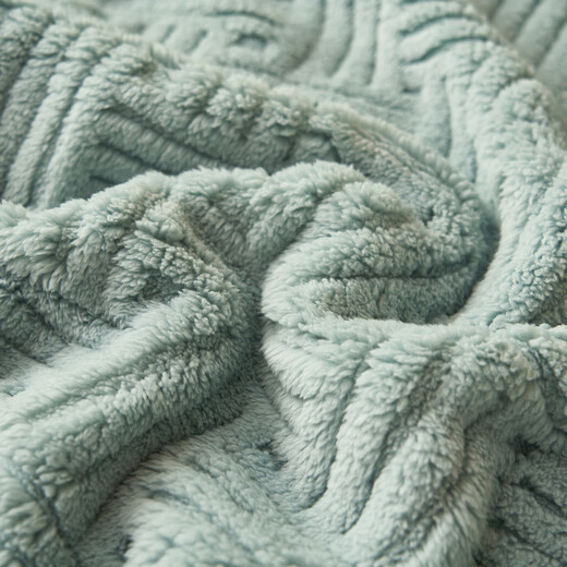 Southern Life Lamb Velvet Blanket Winter Thickened Milk Velvet Office Nap Blanket Sofa Cover Small Quilt Peninsula Blue Thickened Lamb Velvet Baby Blanket-70x100cm