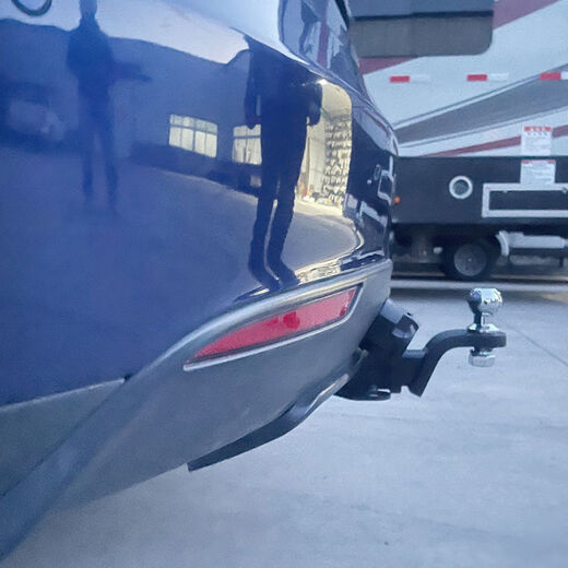 Litian MODELS70D trailer square bar modified rear anti-collision steel beam camping trailer tow bar universal hook Tesla trailer bar rear guard bar no