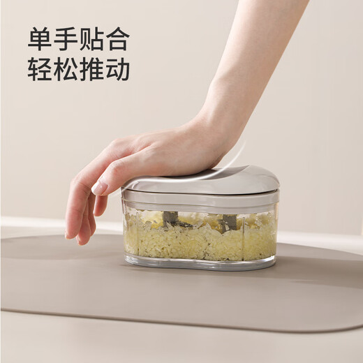 Wanzhuang New Kitchen Garlic Artifact Hand Push Garlic Cutter Garlic Pounder Hand Push Garlic Cutter