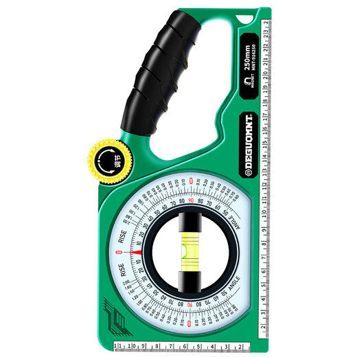 Minite German Minite slope ruler strong magnetic high-precision multi-function measuring instrument construction slope angle level ruler