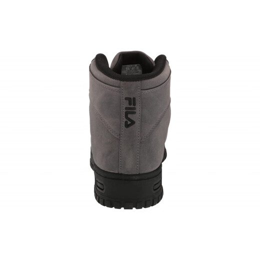 FILA Vicarious-lx versatile comfortable leather mid-top running shoes for men and women gray gray 46