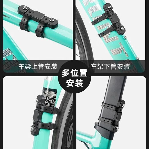 Bicycle water bottle rack, mountain road bike universal rack, punch-free conversion seat, adjustable water cup fixing bracket, water bottle rack, gradient black + quick release conversion seat